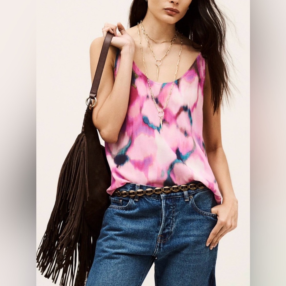 NWT BA&SH Figue Tie-Dye Tank Camisole Top - sz Medium - $140